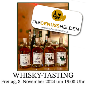 WHISKY-Tasting am 08.11.2024  um 19:00 Uhr in Baesweiler