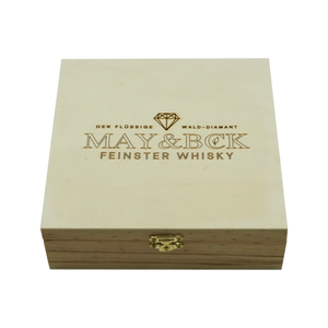 Whisky-Tasting-Set in dekorativer Holzbox